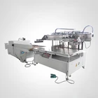 Horizontal-lift semi auto flat bed silk screen printing machine