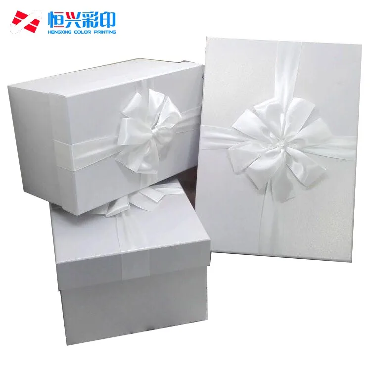 custom luxury rectangular cardboard boxes bow tie packaging gif