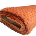 Cheap High Quality Polyester Minky Embossed Fleece Fabric