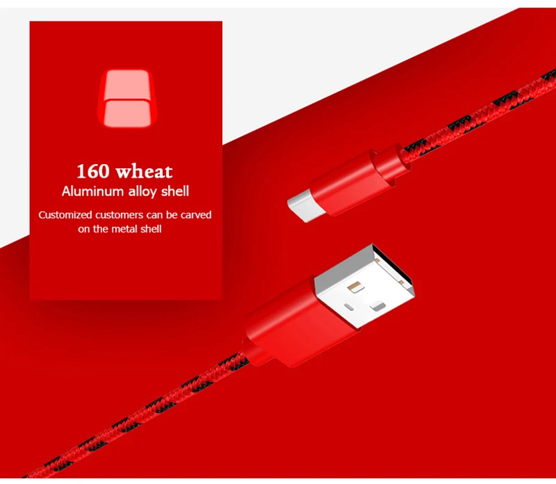 Pattern USB cable Metal usb 3.1 Type C cable For Macbook smart phone - ANKUX.COM