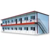 customized structural steel factory,used steel structure warehouse dormitory,two story house building for living&storing