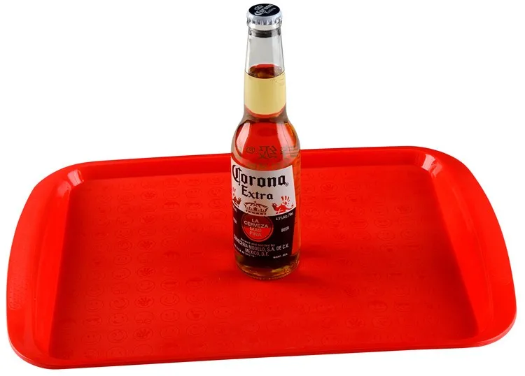 赤い長方形安い大ビールサービングプラスチックトレイ仕入れ・メーカー・工場