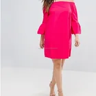 Sexy Women Party Dress Summer Off Shoulder Plus Size Prom Dresses Fat Ladies 5XL Size Casual Clothes Wholesale ST0104