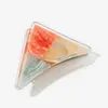 Fashion hair Ornament Colored triangle Plastic Hair Claw Clips for Women