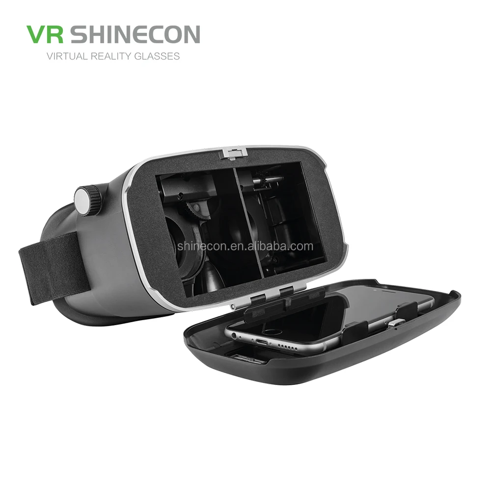 2018 New innovative product idea Shinecon vr cardboard 3d glasses to watch movie