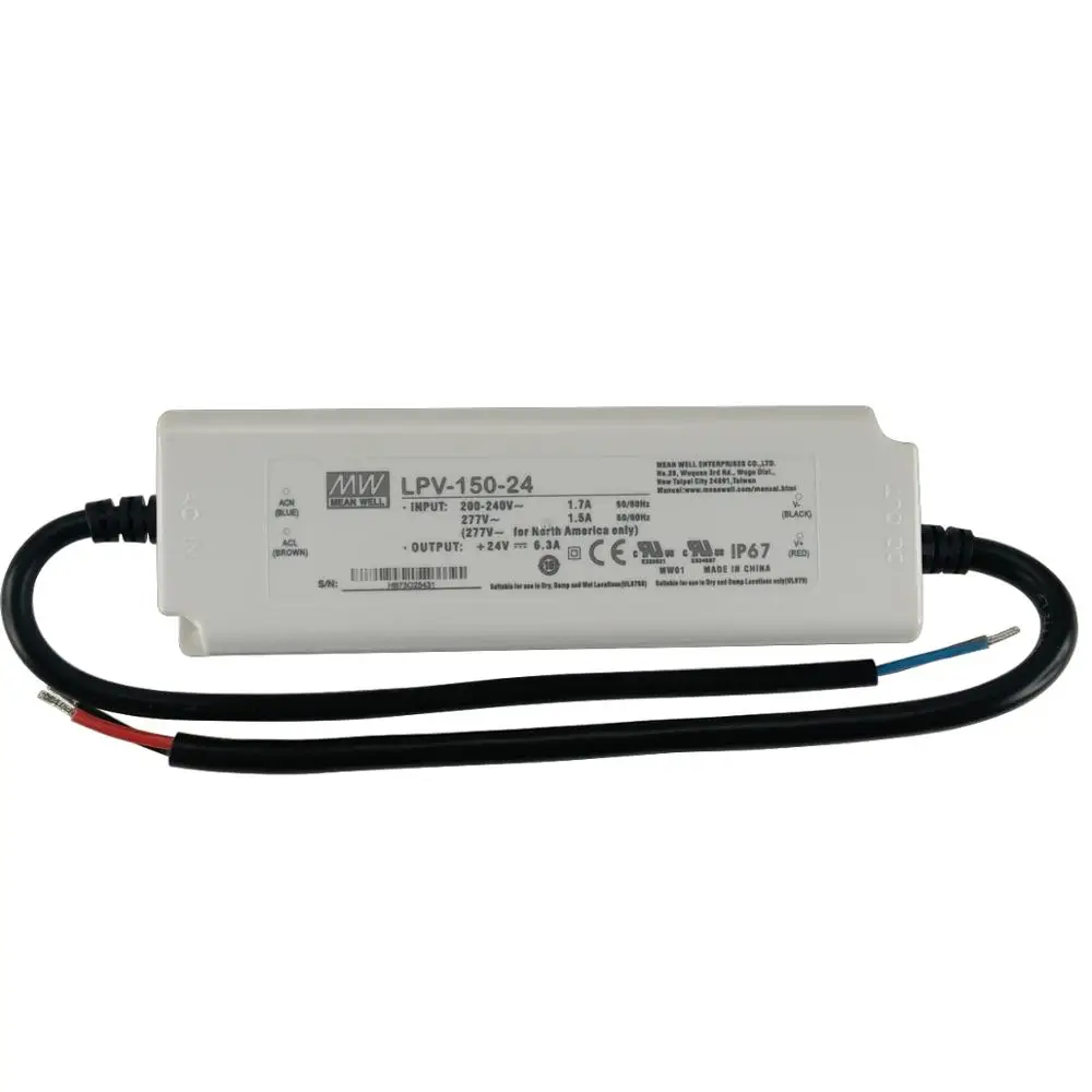 Meanwell LPV-150-12 12v waterproof electronic led driver 150w
