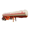 Factory supply 25 tons propane 60m3 LPG Tank Trailer lpg gas tank trailer