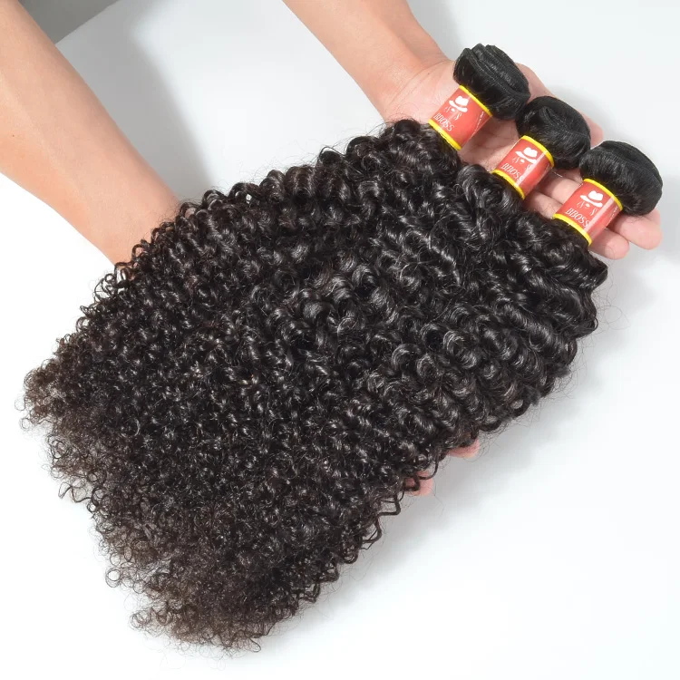 New Arrival 4c Afro Kinky Curly Human Hair Weave 4c Soprano Remy