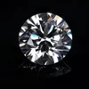 high temperature resistant bare drill 12mm Round zircon synthetic cubic zirconia loose gemstone