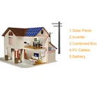 high quality home solar power system with aluminum mounting bracket