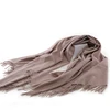 IMF Warm Rug Cashmere Oversized Shawls Blanket Cashmere Fringe Throw Blanket