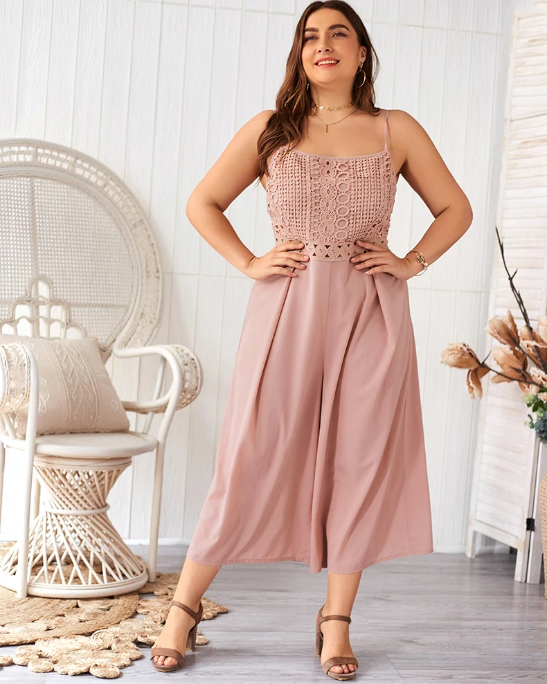 2019 new Sling dress Sexy and unrestrained Lace Siamese Party beach skirt Large size Vacation style dress, Picture color
2019 new Sling dress Sexy and unrestrained Lace Siamese Party beach skirt Large size Vacation style dress, Picture color