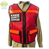 High quality red mesh range safety officer vest wholesale from China