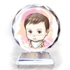 Hot Selling New Design Sunflower Crystal trophy Picture Frame