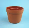 Cheap terracotta unglazed flower pot in natural terracotta color for garden plant care