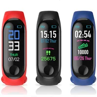 

M3 Band Plus Sport Bracelet Fitness Tracker reloj inteligente Wristband 0.96 inch 90mAH Heart Rate Monitor Smart band