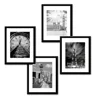 11x14 inch Picture Frames Set - 4 Pack, Wall Mount Tabletop, Photo Frames to Display 8x10 Documents Mats