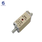 NH000 Low Voltage square blade 100 amp ceramic fuse with indicator