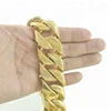 Original! 18K Gold Supreme Luxury Dog Collar Chain Big Dog Chain Strong Chain 32mm PET Accessories Pitbull Collar