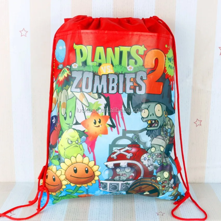 customized printed non woven drawstring bag for promotion