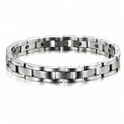 The Best Magnetic Custom Stainless Steel Jewelry Anti radiation Healing Body Bracelet