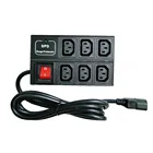 IEC C13 switch extension socket standard with surge protection