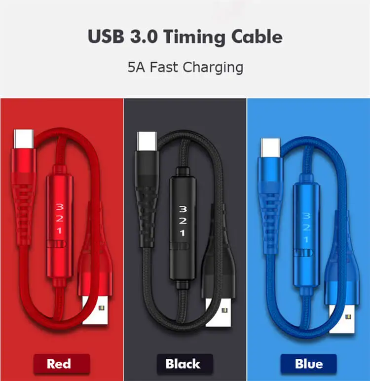 5A Fast Charging USB 3 to USB C Cable 1M for Huawei mate 20 support Supercharge and QC2.0 /OC3.0 /QC4.0 - ANKUX.COM