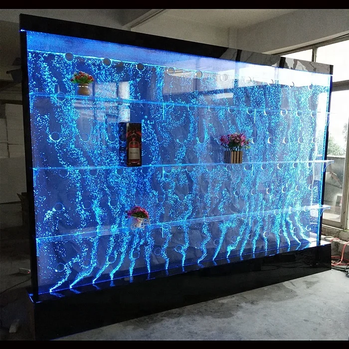 LED bar furniture acrylic wine display rack with water bubble wall wine display cabinet
LED bar furniture acrylic wine display rack with water bubble wall wine display cabinet