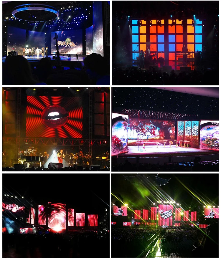 Full color led Display stage rental HD project case (18)