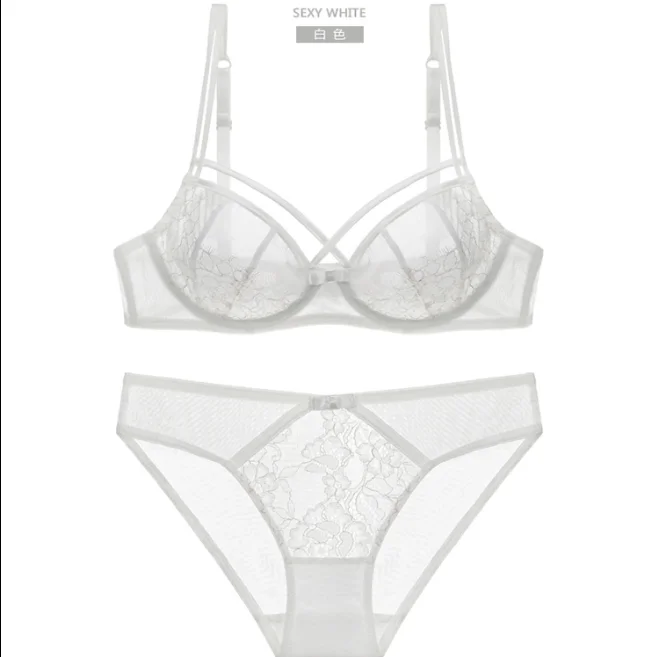 Lace Pattern Sexy Lingerie Ladies Transparent Bra Panty Set Lace Bra Set with panty, Custom color
Lace Pattern Sexy Lingerie Ladies Transparent Bra Panty Set Lace Bra Set with panty, Custom color