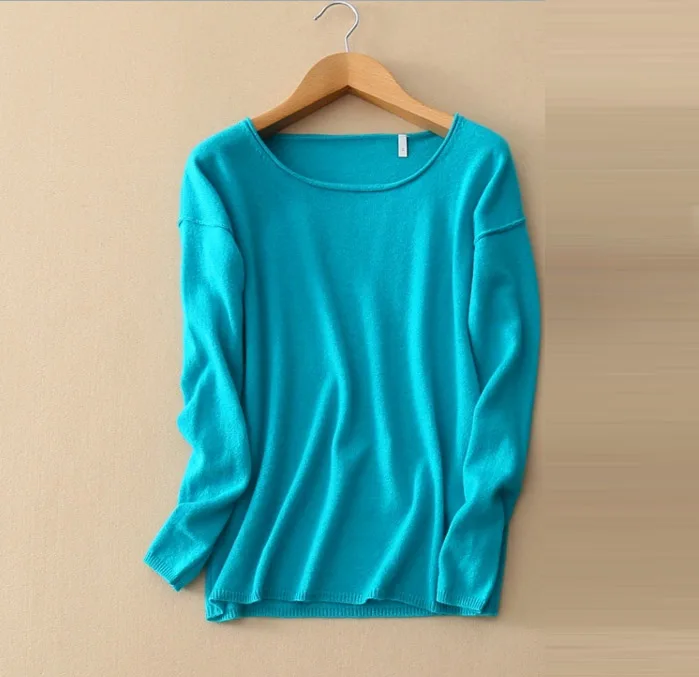 clothing factory women knitwear pure cashmere sweater pullover solid color 100%cashmere sweater women, Orange red, blue green, customized
clothing factory women knitwear pure cashmere sweater pullover solid color 100%cashmere sweater women, Orange red, blue green, customized