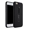 SBR customized design pc tpu metal kickstand ring new arrival mobile phone case for iphone 6 case, for iphone 6 cover black
