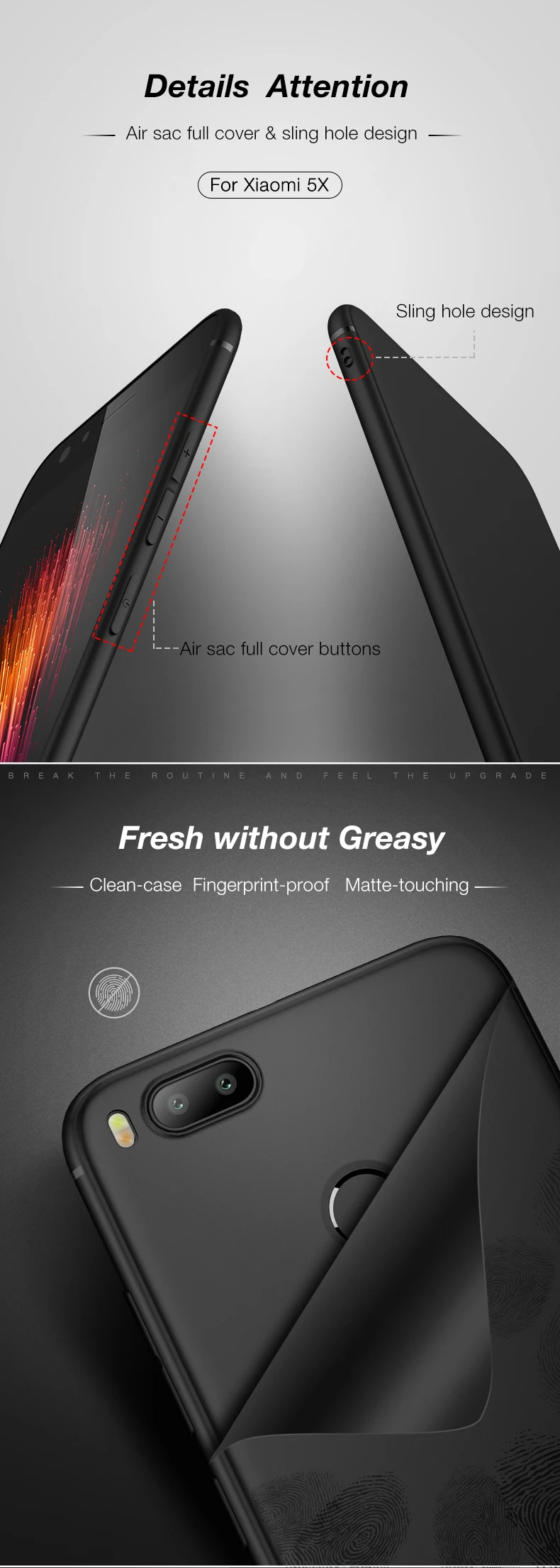 CAFELE Top Quality Accessories TPU Ultra Thin Soft Silicone Phone Case For 5x A1 Cover Mobile Phone Back Cover
