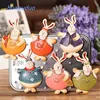 Factory price yiwu home decoration American country style cartoon rabbit resin craft 3d personalised fridge magnet
