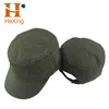2017 new fashion custom style embroidery logo round cap army cap military hat wholesale