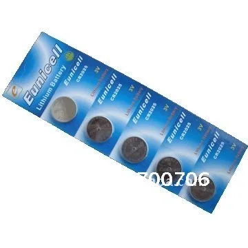 CR2025 Button Cell with hang card