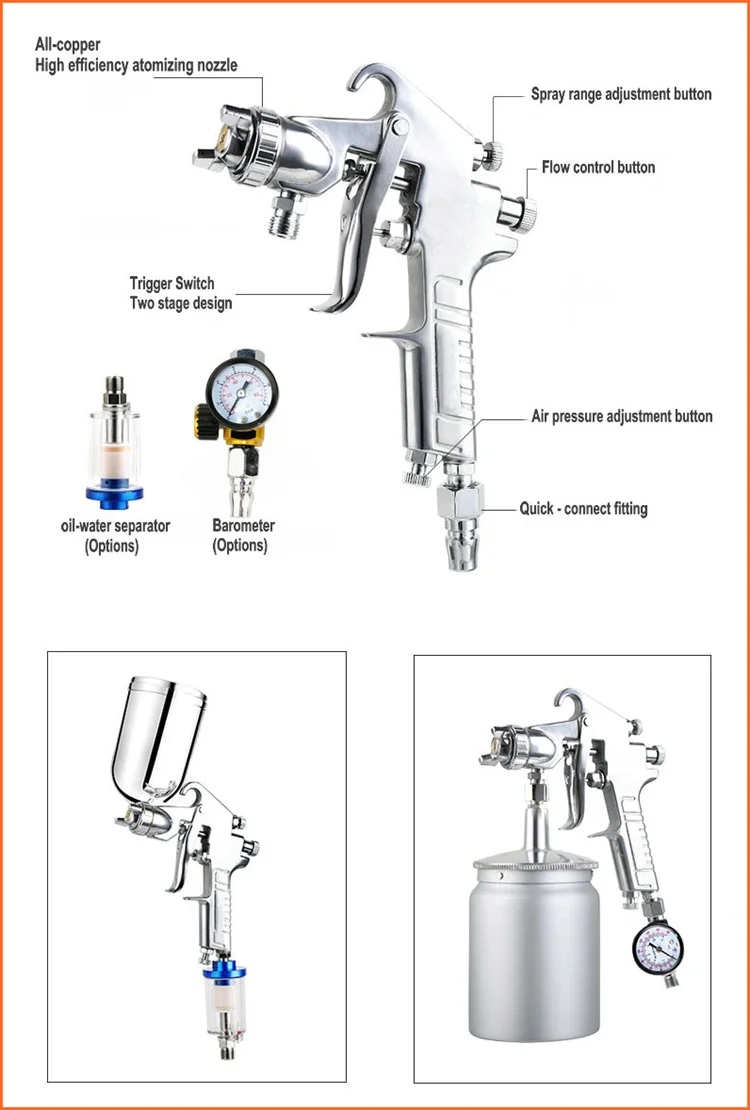 Source High Quality 4001 Suction feed type Excellent Atomization Paint Spray  Gun on m.