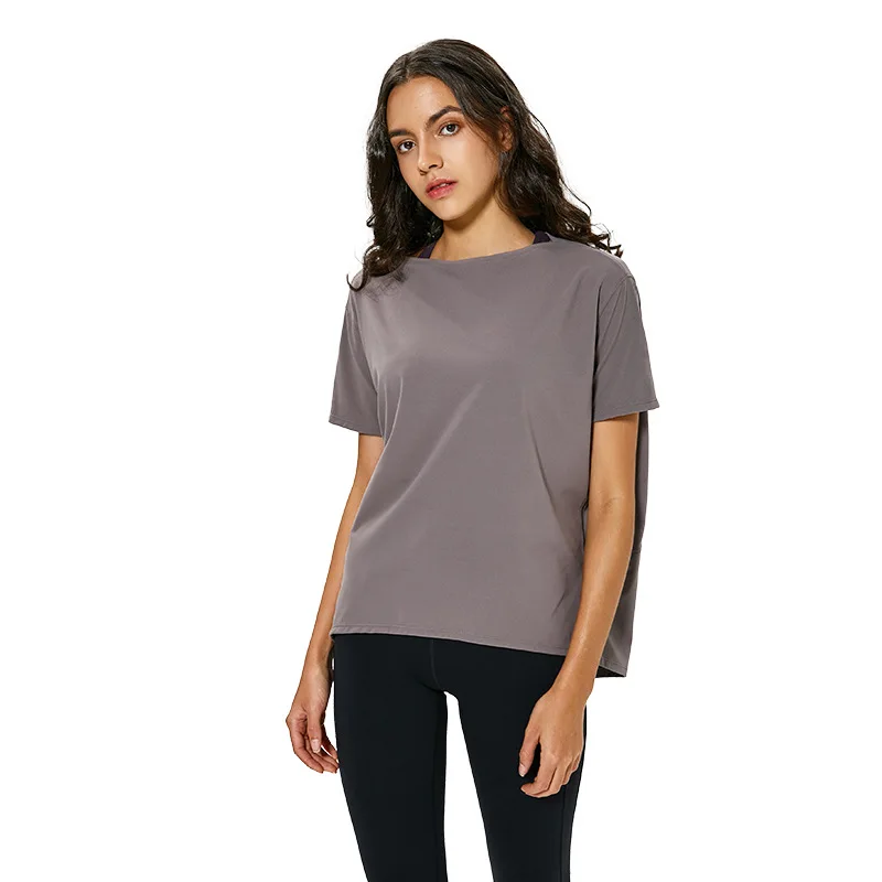 High Quality Loose Fit Sports Girls Yoga Top Women Short Sleeve Athletic Slim Fit Gym T-Shirt
High Quality Loose Fit Sports Girls Yoga Top Women Short Sleeve Athletic Slim Fit Gym T-Shirt