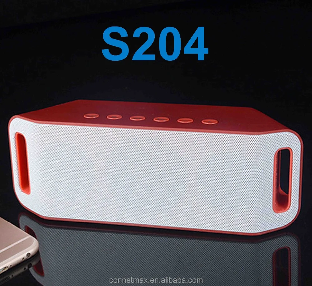 New S204 Wireless BT Speaker Rechargeable Handsfree Portable Music Player, Black;white;blue;red
New S204 Wireless BT Speaker Rechargeable Handsfree Portable Music Player, Black;white;blue;red