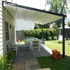 Wonderful Design Popular Chinese Style PVC Folding Deck Roof Awning
