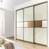 cheap wooden latest bedroom sliding doors wardrobe closet cabinet