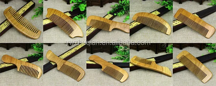 High quality sandalwood wooden comb for hair beard comb wood