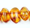 12 Inches Size 11-15mm Natural Baltic Poland Amber Smooth Tumble