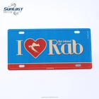 custom souvenir metal aluminum advertising sign