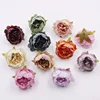 4.5cm Silk Immortalized Hat Artificial Rose Bud Wedding DIY Clothing Fabric Peony Heads Preserved Flower