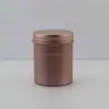 round food grade tin metal aluminum tea tin box 250ml tin cans packaging
