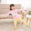 2018 kid clothing sets girl print pyjamas sleepwear girl custom kids pajamas duck