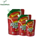 Stand Up Pouch With Spout Stand Up Pouch Plastic Soap Foam Packing Bag With Spout For Liquid Soap