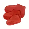 Wholesale comfortable anti-slip silicone shoecover for rain soft washable non-slip water proof shoe cover