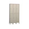 /product-detail/high-quality-6-compartments-diff-6-door-standing-feet-clothes-wardrobe-steel-locker-with-air-vent-62199197598.html